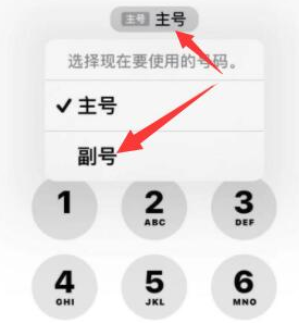 玉泉苹果14维修店分享iPhone 14 Pro Max使用副卡打电话的方法 